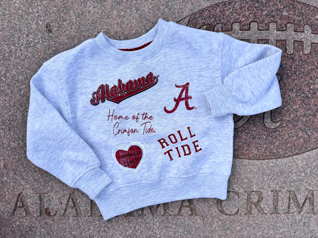 Toddler Multi-Logo Crewneck Sweatshirt
