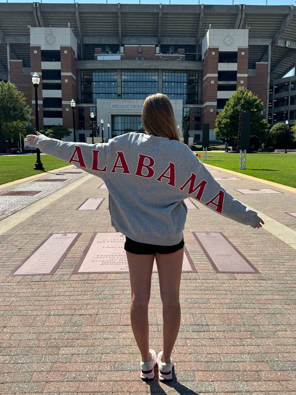 Oversized Alabama Print Sweatshirt