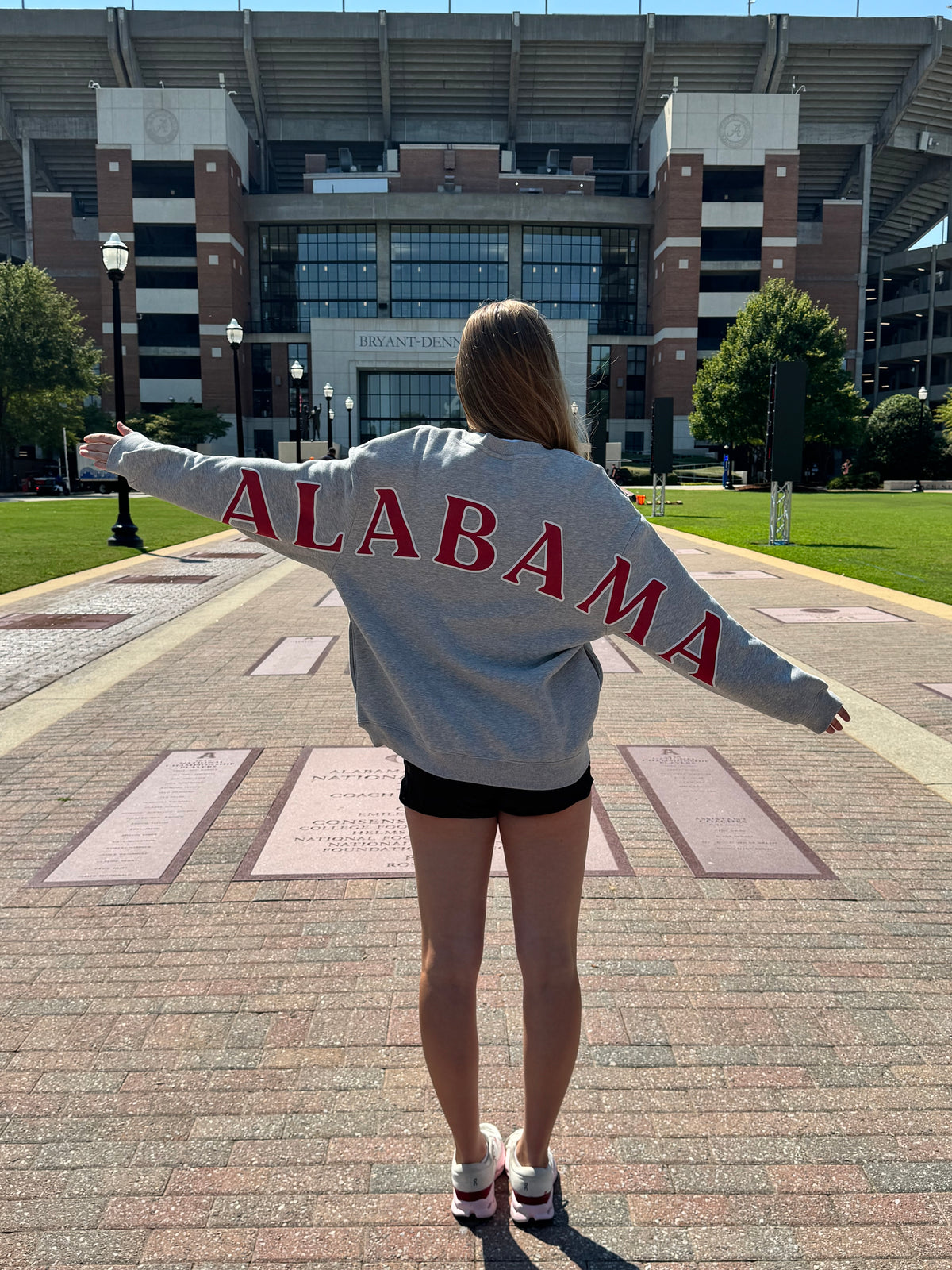 Oversized Alabama Print Sweatshirt