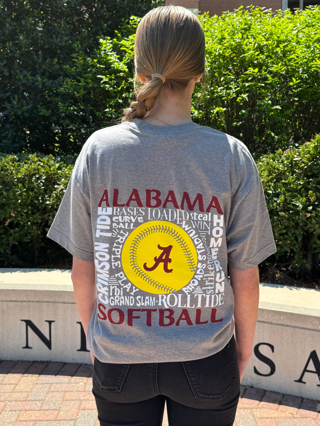 Alabama Softball verbiage Short Sleeve T-Shirt