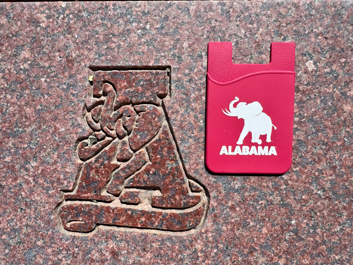 Alabama/Pachyderm Silicone Media Wallet