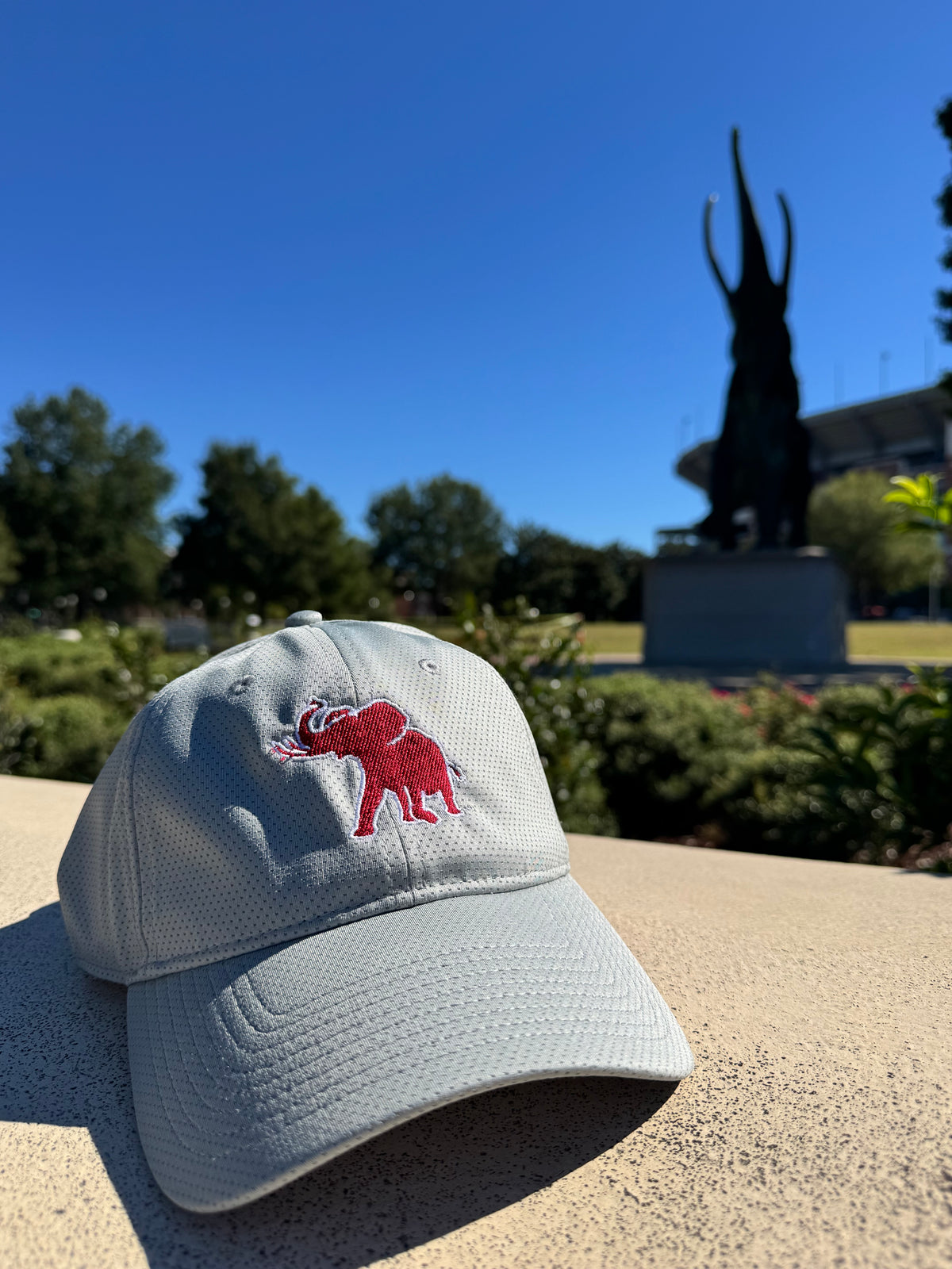 Light Gray University of Alabama Pachyderm Brrr Adjustable Cap