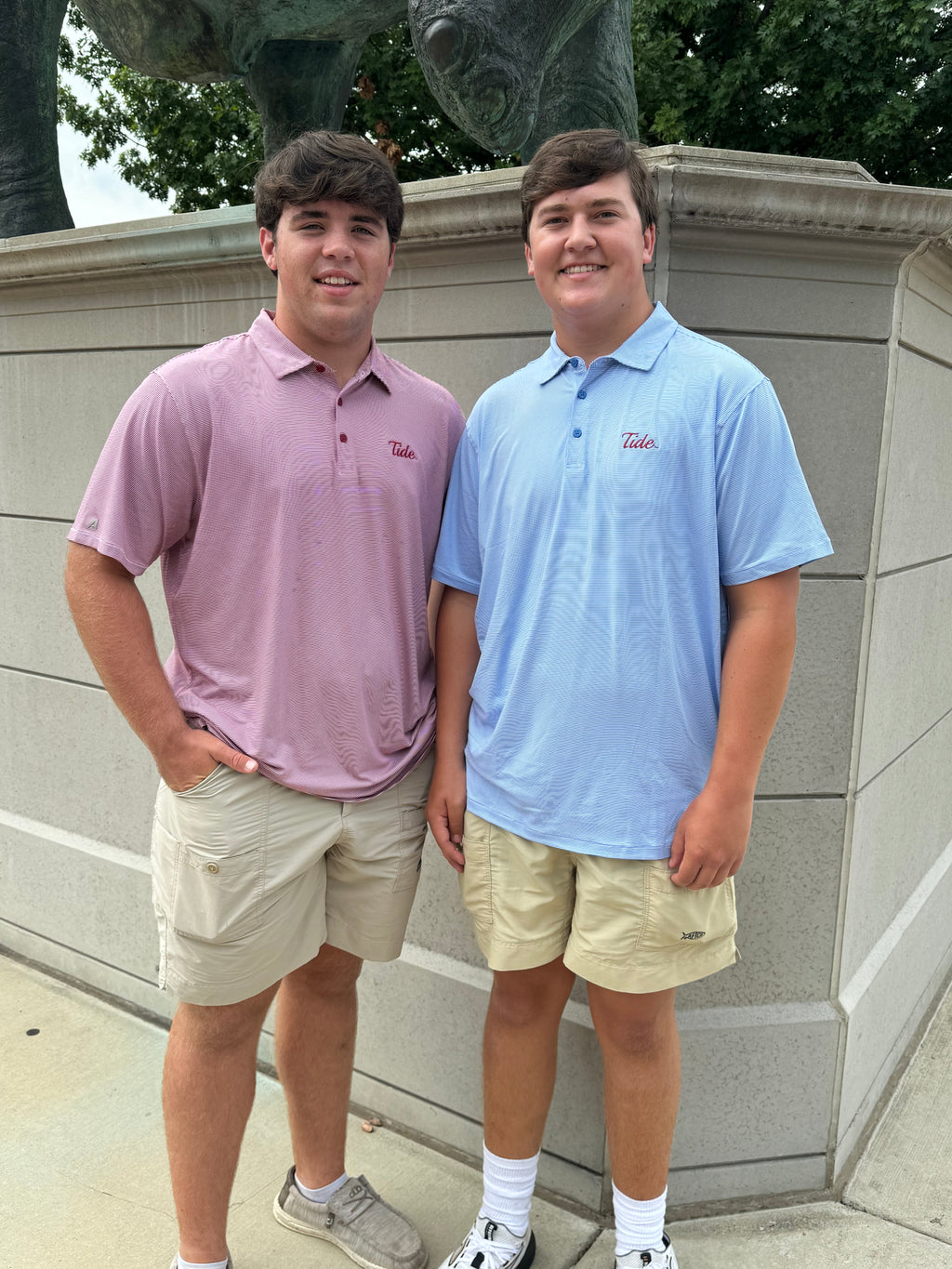 Tide Twine Embroidered Polo