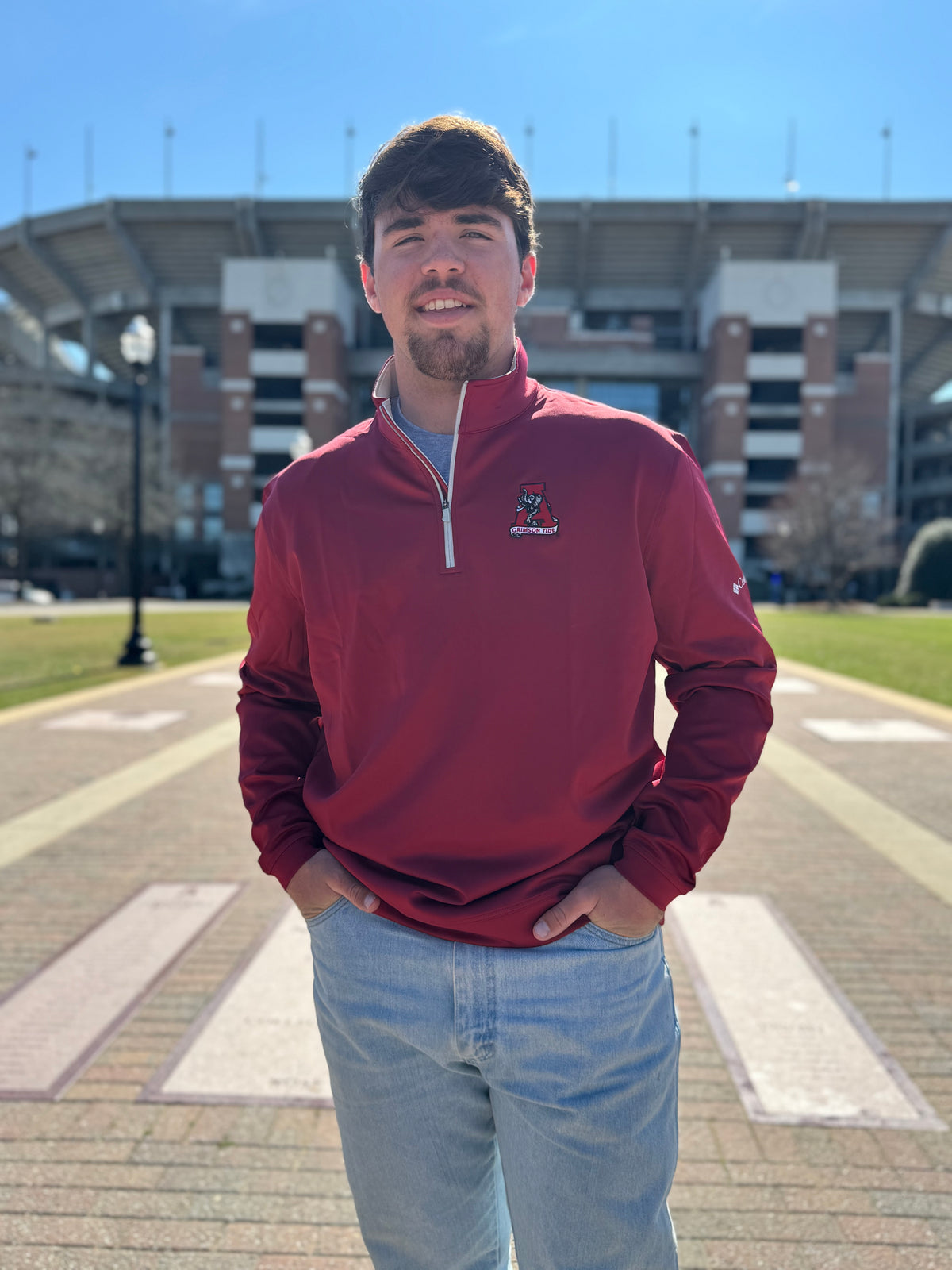 Columbia Old Logo Wickham Hills Quarter Zip