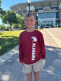 Youth Alabama/Pachyderm Long Sleeve Performance Tee
