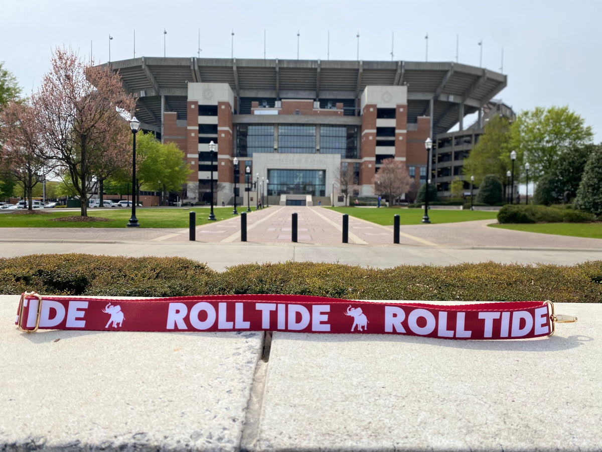 Roll Tide/Pachyderm Crimson Bag Strap