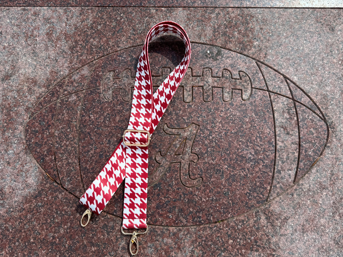 Houndstooth Adjustable Bag Strap