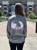 Pachyderm/Bow Long Sleeve Comfort Color T-Shirt