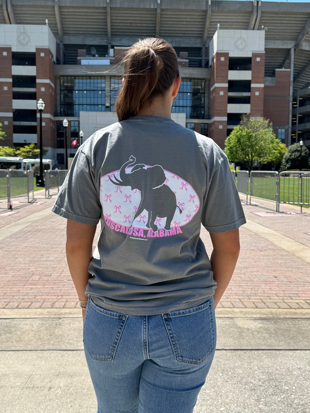 Pachyderm/Bow Short Sleeve Comfort Color T-Shirt