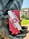 Athletic Seal/Alabama Roll Tide Stripe Slim Can Koozie