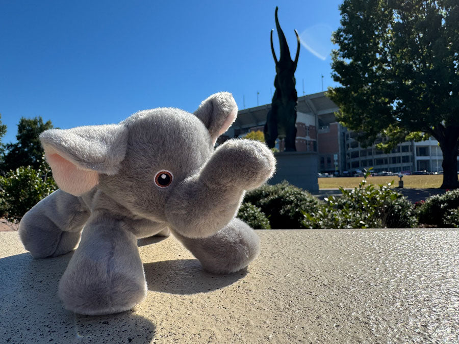 8" EcoSoft Stuffed Elephant