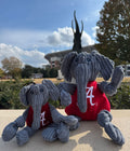 Big Al Mascot Knottie Plush Dog Toy