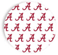 7 inch Script A Paper Plate Package of 10