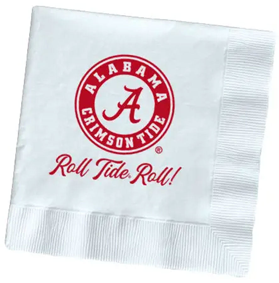Athletic Seal/Roll Tide Roll 5" Napkins Pack of 20