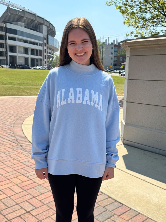 Alabama Applique Mock Neck Sweatshirt