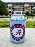 Light Blue Athletic Seal Can Koozie