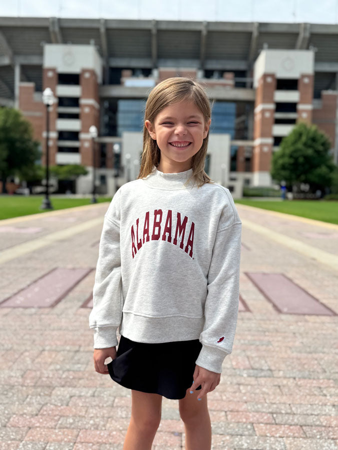 Youth Alabama Mock Neck Sweatshirt
