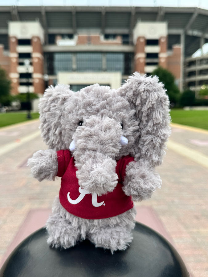 Woolie Elephant with Script A T-Shirt Stuffed Animal