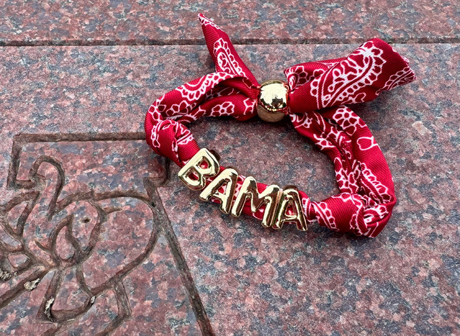Bama Bandana Slider Bracelet