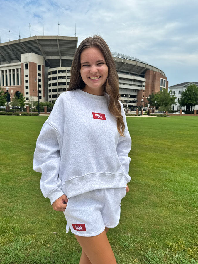 Roll Tide Label Fleece Shorts