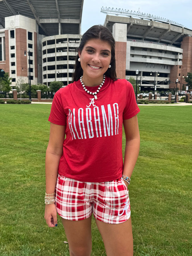 Script A Medley Plaid Short