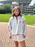 Script A Quarter Zip Pullover