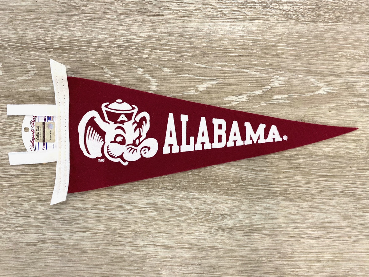 Alabama Pennant with Vintage Elephant Logo