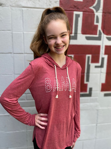 Women's Bama Long Sleeve Hooded Tee