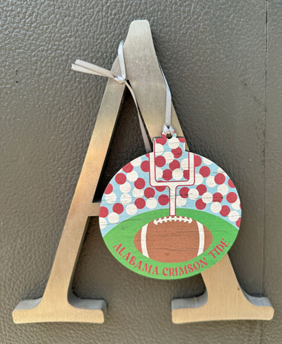 Alabama Crimson Tide Football Field Ornament