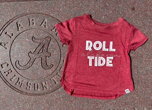 Toddler Roll Tide/Alabama Short Sleeve Tee