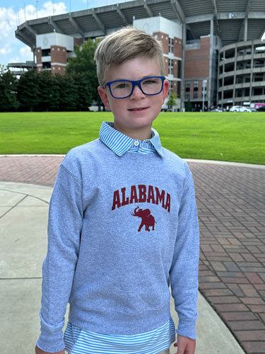 Kids Alabama/Pachyderm Crewneck Sweatshirt