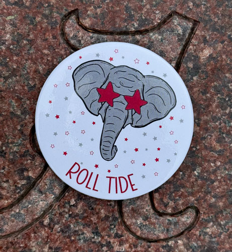 Star Eye Elephant/Roll Tide Gameday Button