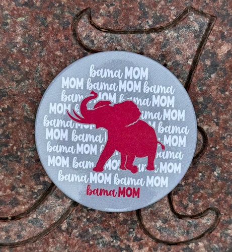 Bama Mom/Pachyderm Gameday button