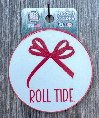 Bow/Roll Tide Rugged Decal