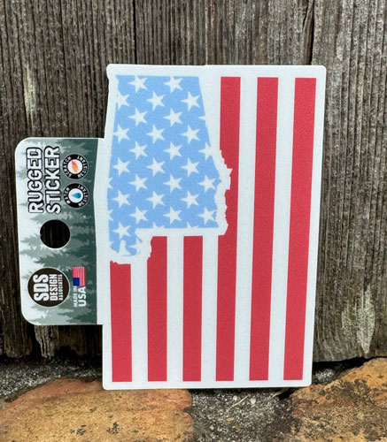 Patriotic State Rugged Decal