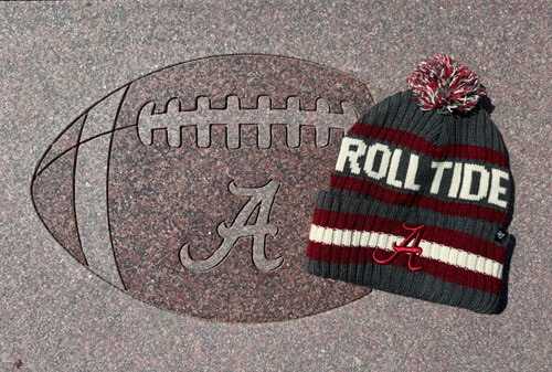 47 Brand Roll Tide Bering Knit Cap with Pom