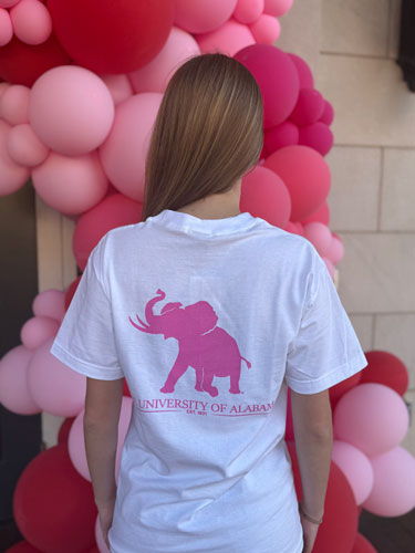 New Pine Pachyderm Pink Ink Short Sleeve T-Shirt