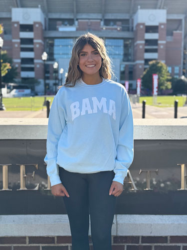 Blue Bama Comfort Colors Crewneck Sweatshirt 