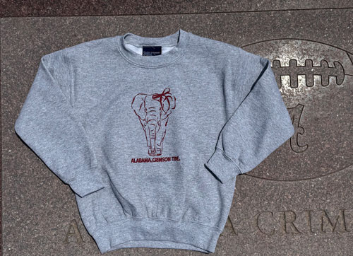 Walking Elephant Youth Crewneck Sweatshirt