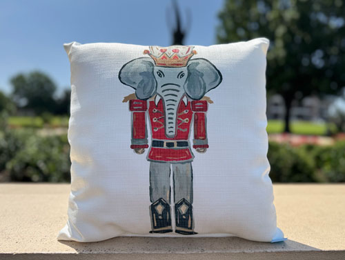 Nutcracker Elephant Pillow