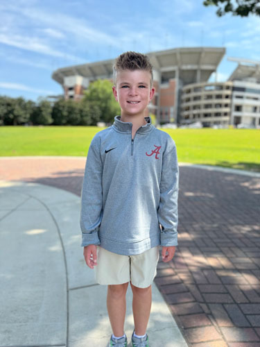 Youth Script A Therma-Fit Quarter Zip