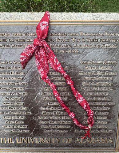 Script A Bandana Scarf Necklace