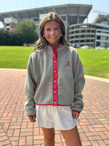 Script A Snap Sherpa Pullover