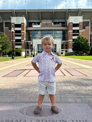 Toddler & Youth Script A Football Icon Performance Polo