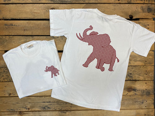 Greek Key Pachyderm Short Sleeve Tee