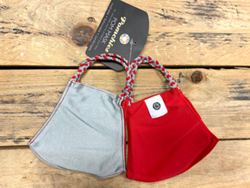 Red & Gray Pomchie Masks