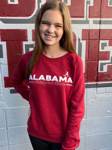 Alabama Crimson Tide Womens Crew Sweatshirt
